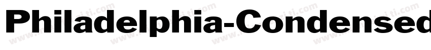 Philadelphia-Condensed Normal字体转换